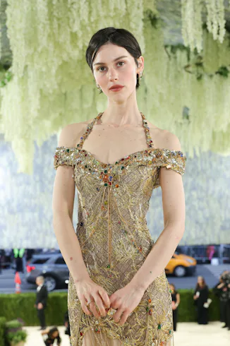 NEW YORK, NEW YORK - MAY 04: Gracie Abrams attends the 2026 Met Gala celebrating "Costume Art" at th...