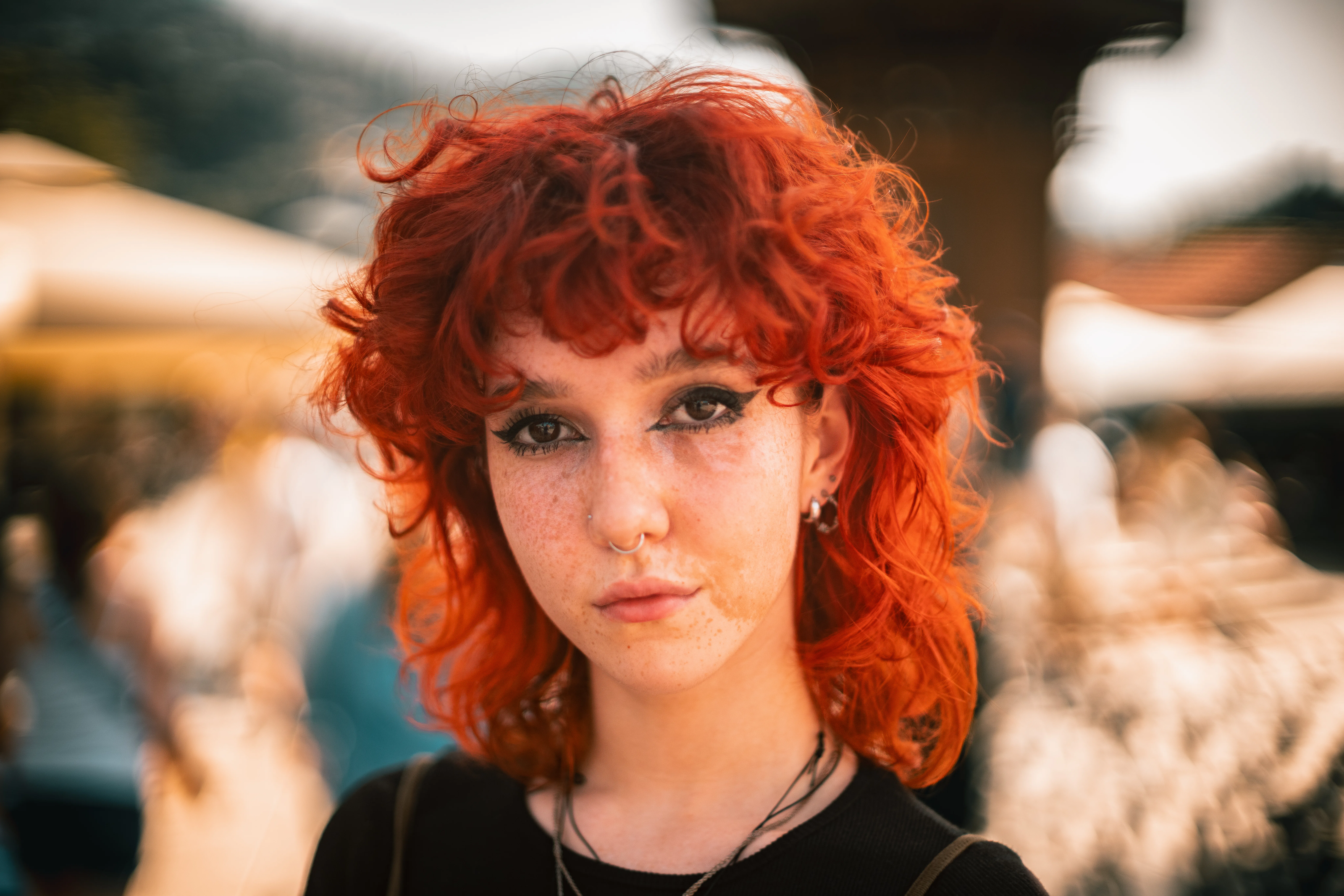 Authentic young woman