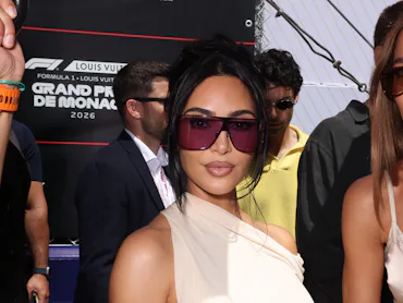 MONTE-CARLO, MONACO - JUNE 07: Kim Kardashian during the F1 Grand Prix of Monaco at Circuit de Monac...