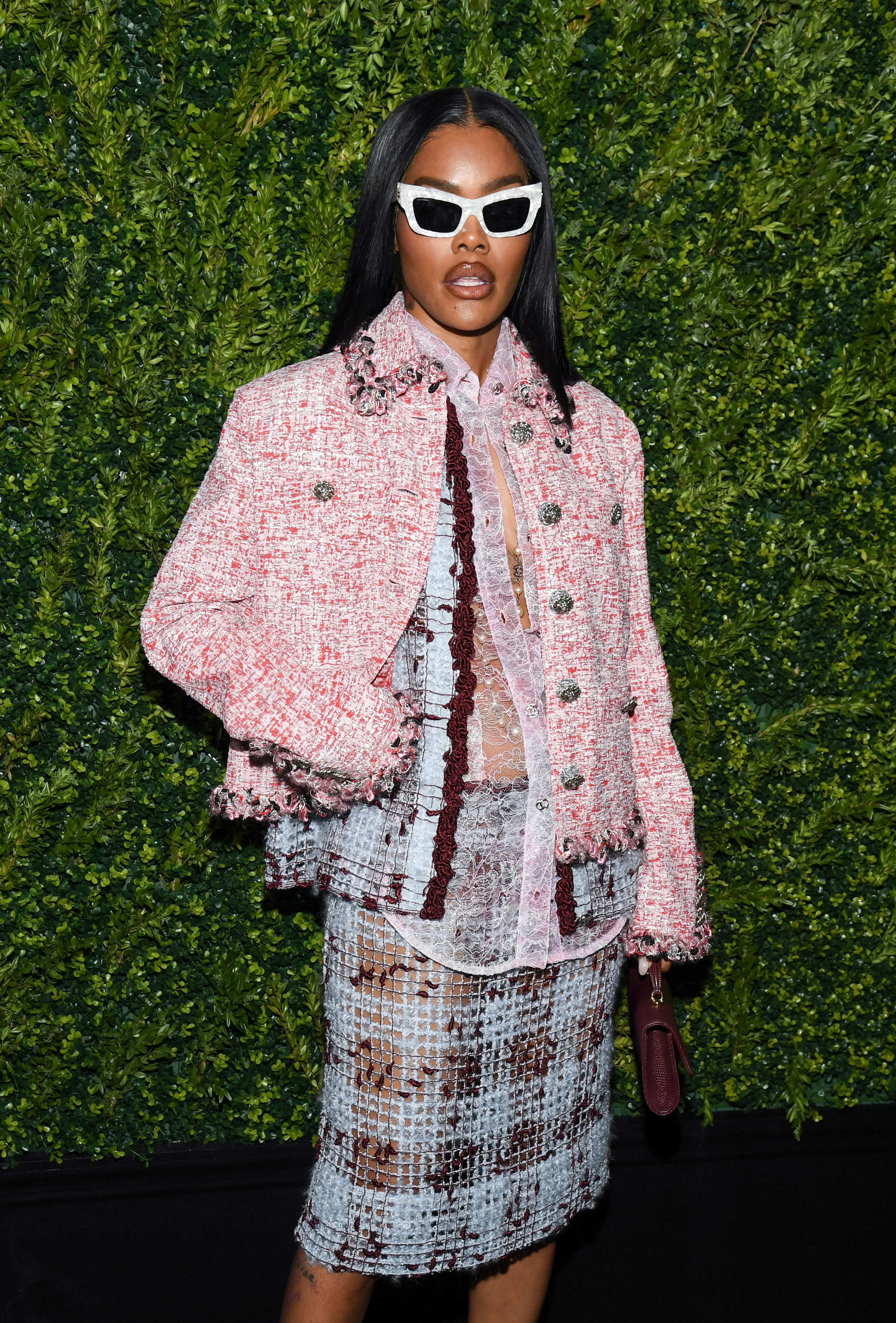 Teyana Taylor at the CHANEL Tribeca Festival Artists Dinner held at Tribeca Grill on June 08, 2026 i...