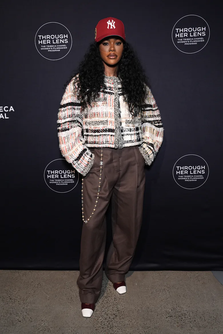 Teyana Taylor Wears Chanel Tweed Two Very Different Ways Over Two Days Teyana Taylor Wears Chanel Tweed Two Very Different Ways Over Two Days