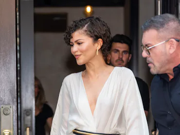 NEW YORK, NEW YORK - JULY 01: Zendaya is seen in Tribeca on July 01, 2026 in New York City. (Photo b...