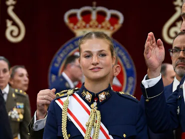 SANTIAGO DE LA RIBERA, SPAIN - JULY 10: Crown Princess Leonor of Spain attend the delivery of Royal ...
