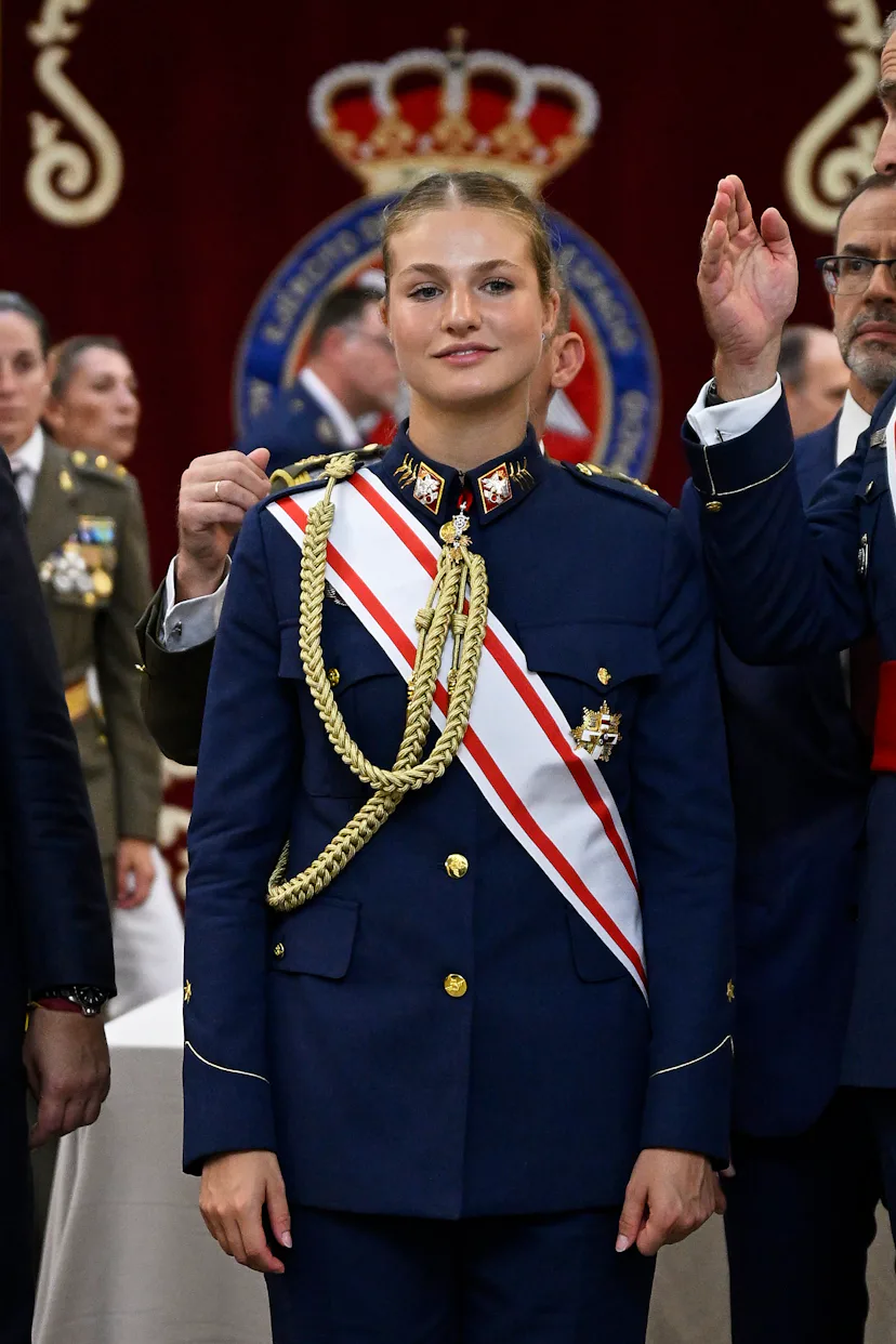 SANTIAGO DE LA RIBERA, SPAIN - JULY 10: Crown Princess Leonor of Spain attend the delivery of Royal ...
