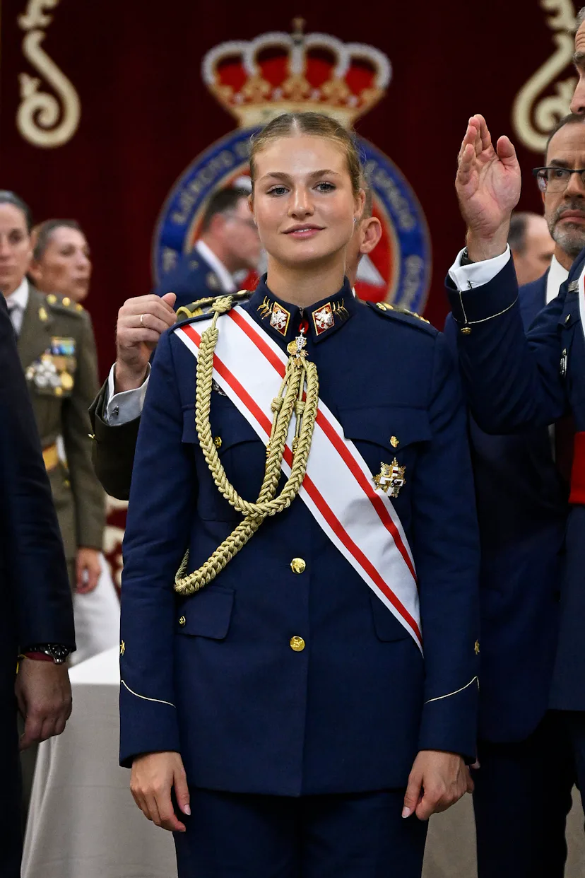 SANTIAGO DE LA RIBERA, SPAIN - JULY 10: Crown Princess Leonor of Spain attend the delivery of Royal ...