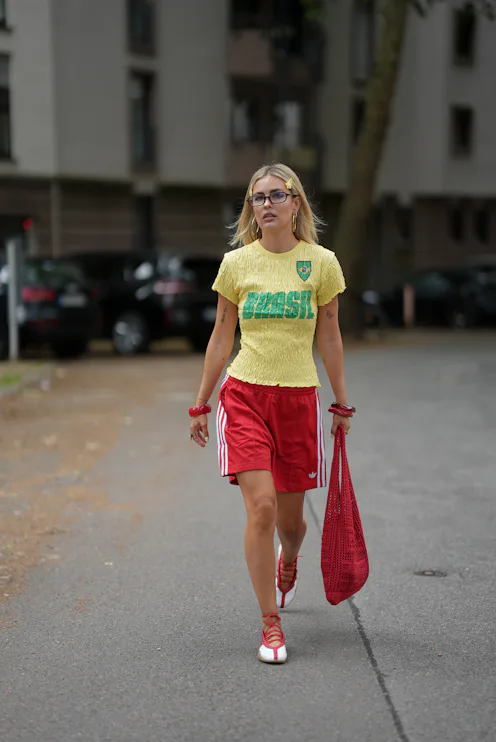 fashionable track shorts
