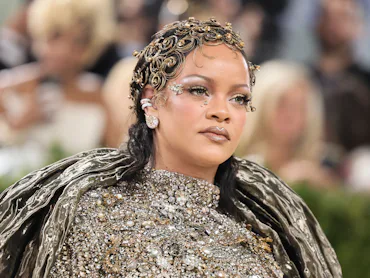 NEW YORK, NEW YORK - MAY 04: Rihanna attends the 2026 Met Gala Celebrating "Costume Art" - Arrivals...