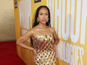 NEW YORK, NEW YORK - JULY 13: Kerry Washington poses at the opening night of "The Whoopi Monologues"...