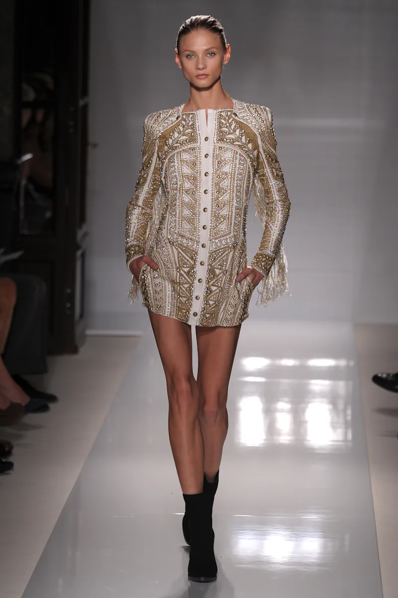 Balmain, runway, fashion, Olivier Rousteing