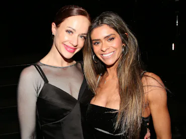 NEW YORK, NEW YORK - FEBRUARY 2: EXCLUSIVE COVERAGE) Whitney Leavitt and Taylor Frankie Paul pose ba...