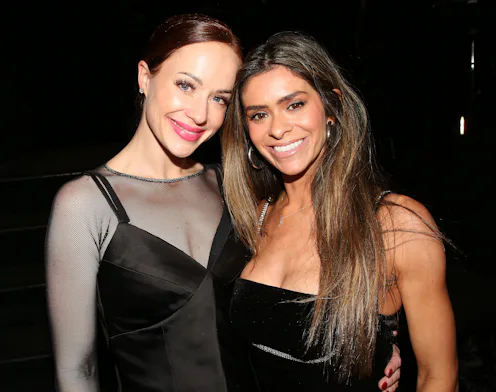 NEW YORK, NEW YORK - FEBRUARY 2: EXCLUSIVE COVERAGE) Whitney Leavitt and Taylor Frankie Paul pose ba...