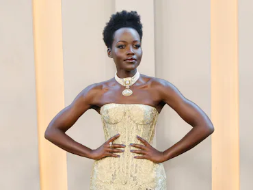 NEW YORK, NEW YORK - JULY 14: Lupita Nyong'o attends the New York premiere of "The Odyssey" at AMC L...