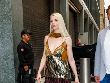 Anya Taylor-Joy is seen arriving at 'The View' on July 16, 2026 in New York.