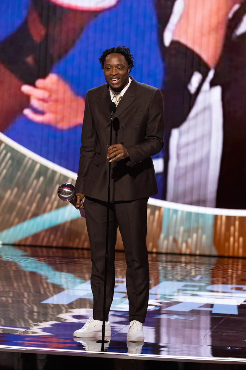ESPYs, celebrity, fashion, culture, red carpet, celebrity style, OG Anunoby, New York Knicks