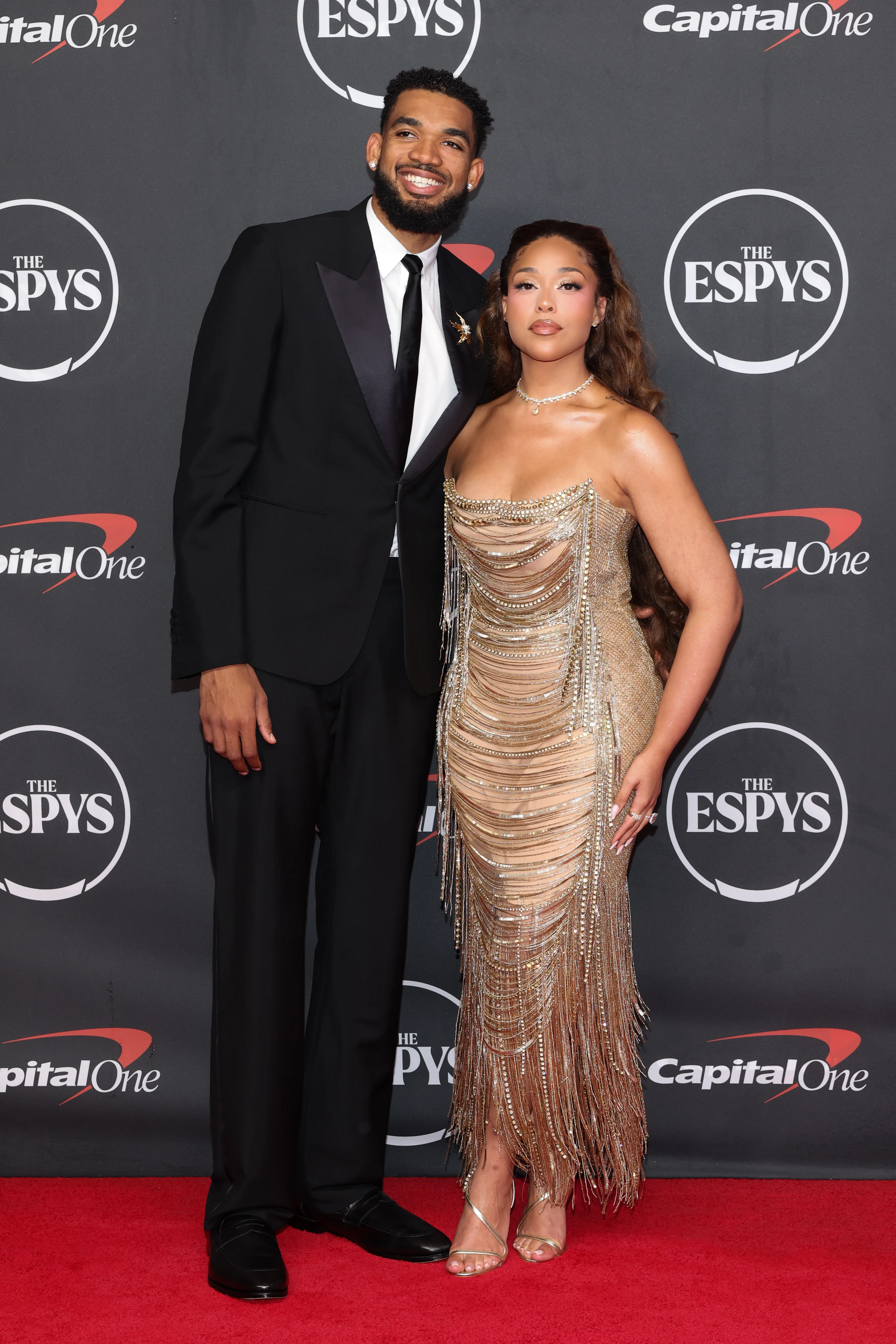 ESPYs, celebrity, fashion, culture, red carpet, celebrity style, Jordyn Woods, Karl-Anthony Towns, E...