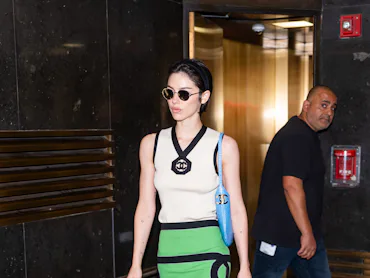 NEW YORK, NEW YORK - JULY 16: Gracie Abrams is seen in Midtown on July 16, 2026 in New York City. (P...