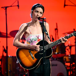 THE TONIGHT SHOW STARRING JIMMY FALLON -- Episode 2315 -- Pictured: Musical guest Gracie Abrams perf...
