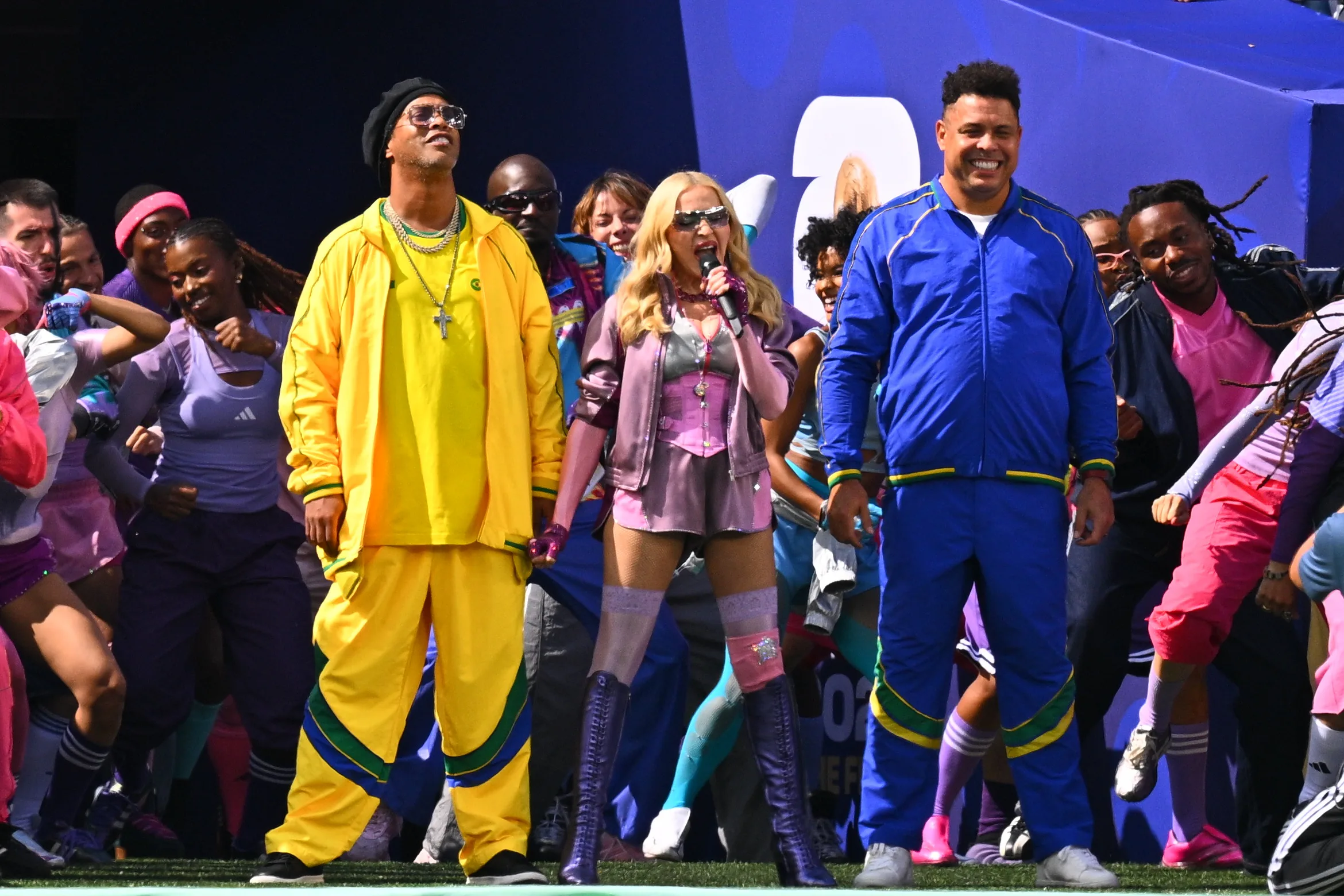 Madonna performs at the 2026 FIFA World Cup Halftime Show.