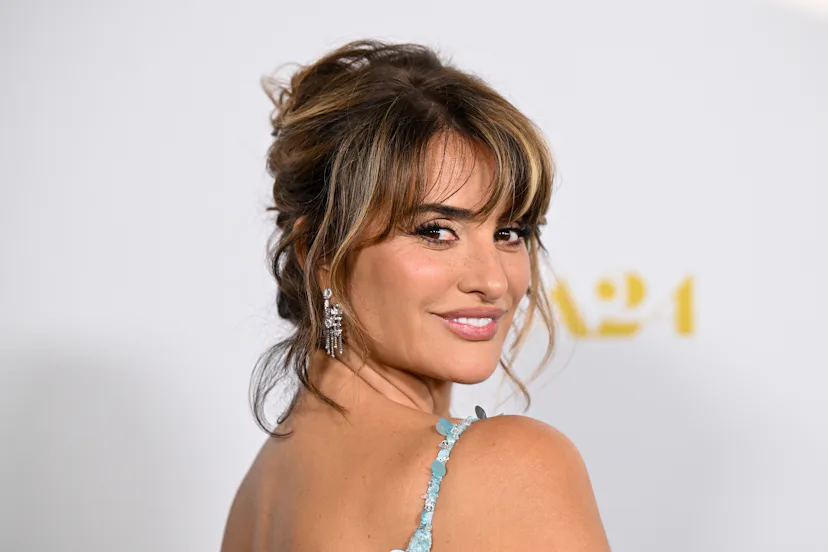 Penélope Cruz at "The Invite" Los Angeles Premiere with a glossy, tousled updo
