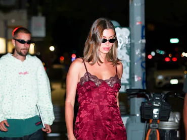 NEW YORK, NEW YORK - JULY 19: Justin Bieber and Hailey Bieber are seen in SoHo on July 19, 2026 in N...