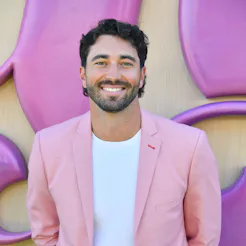 BEVERLY HILLS, CALIFORNIA - APRIL 22: Joey Graziadei attends Hulu's Get Real House at Casa Lago on A...