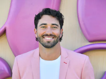 BEVERLY HILLS, CALIFORNIA - APRIL 22: Joey Graziadei attends Hulu's Get Real House at Casa Lago on A...