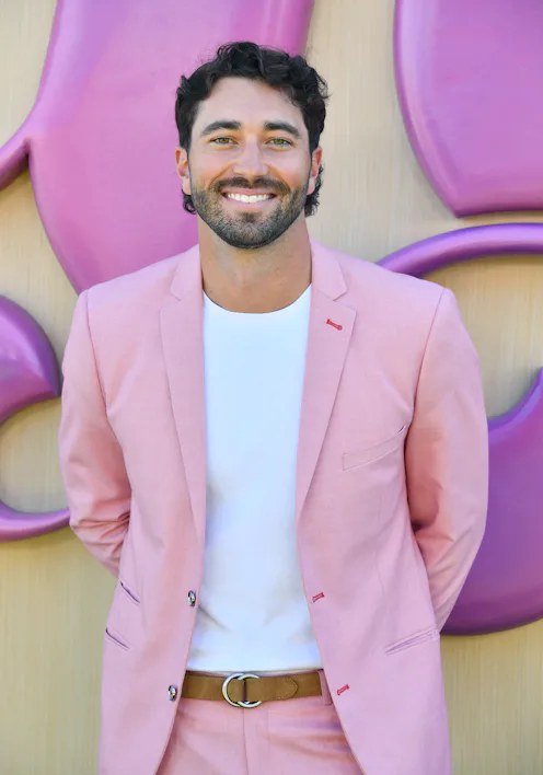 BEVERLY HILLS, CALIFORNIA - APRIL 22: Joey Graziadei attends Hulu's Get Real House at Casa Lago on A...