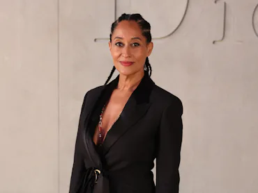 Tracee Ellis Ross at the Dior cruise show with cornrows