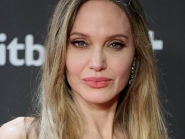 Angelina Jolie attends the "Couture" red carpet during the 73rd San Sebastian International Film Fes...