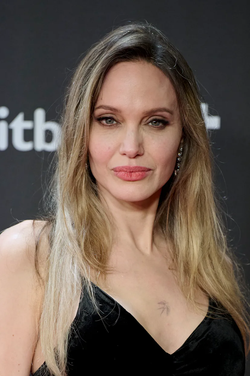 Angelina Jolie attends the "Couture" red carpet during the 73rd San Sebastian International Film Fes...