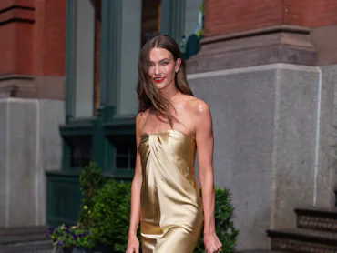 NEW YORK, NEW YORK - JULY 03: Karlie Kloss is seen in SoHo on July 03, 2026 in New York City. (Photo...