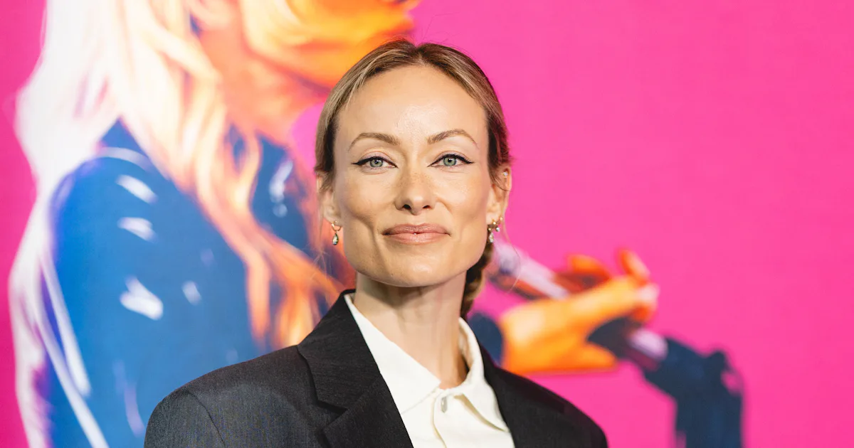 Olivia Wilde Borrowed Her Prada Cropped Jacket from the Boys