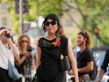 Susie Lau at Haute Couture week