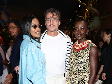 Teyana Taylor, Pedro Pascal and Lupita Nyong'o at the Chanel Haute Couture Fall 2026 show.,