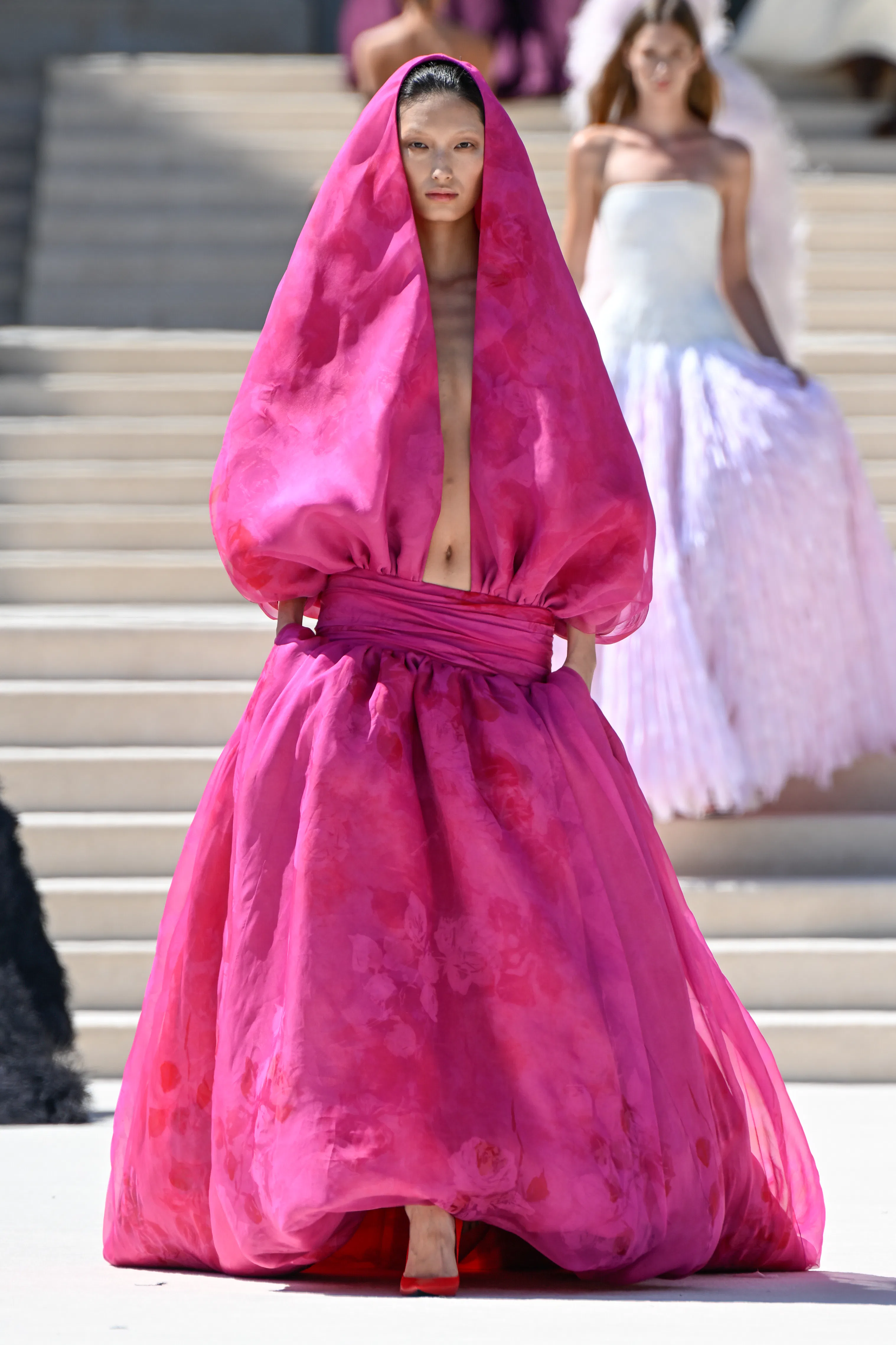 Balenciaga fashion show as part of Paris Haute Couture