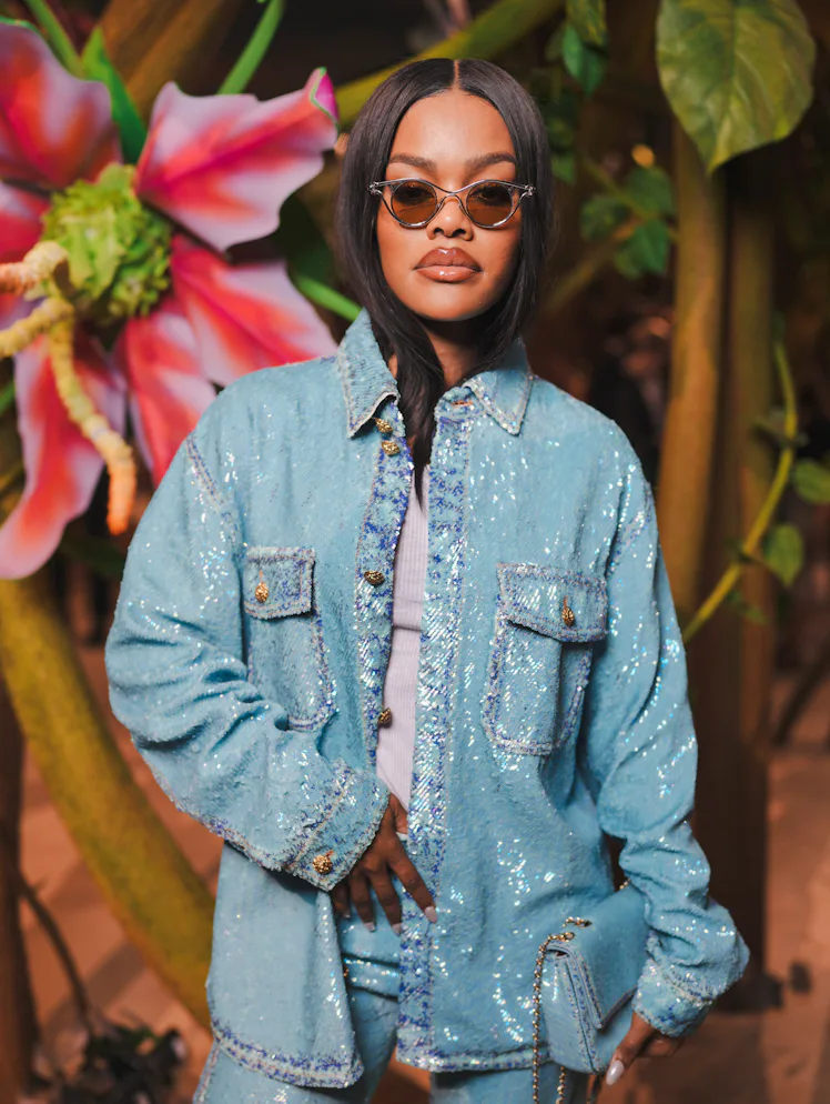 Teyana Taylor Front Row at the Chanel fashion show as part of Paris Haute Couture Fall/Winter 2026 h...
