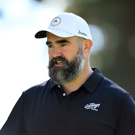 Jason Kelce spoke about Travis Kelce's wedding to Taylor Swift.