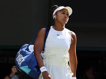 Naomi Osaka at Wimbledon 2026.