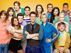 GLEE: (L-R Top) GLEE cast members Jenna Ushkowitz, Chord Overstreet, Darren Criss, Melissa Benoist, ...