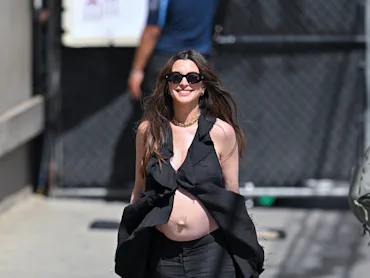 LOS ANGELES, CA - AUGUST 10: Anne Hathaway is seen at 'Jimmy Kimmel Live!' on August 10, 2026 in Los...