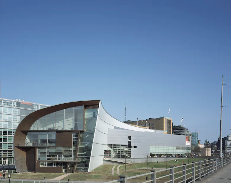 Museum Of Contemporary Art Kiasma, Helsinki, Finland, Architect Steven Holl, 1993, Museum Of Contemp...