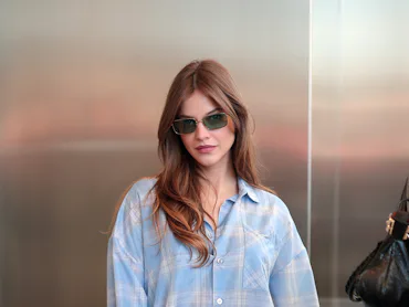 CANNES, FRANCE - MAY 17: Barbara Palvin is seen at Hotel Martinez during the 79th annual Cannes Film...