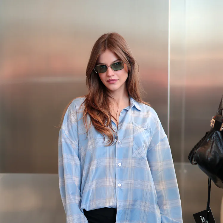 CANNES, FRANCE - MAY 17: Barbara Palvin is seen at Hotel Martinez during the 79th annual Cannes Film...