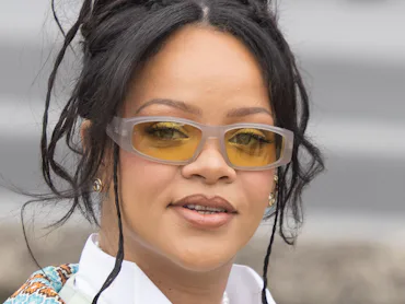 PARIS, FRANCE - JUNE 27: Rihanna attends the Dior Homme Menswear Spring/Summer 2026 show as part of ...