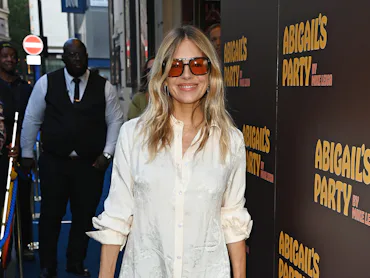 LONDON, ENGLAND - AUGUST 19: Sienna Miller attends the West End press night performance of "Abigail'...