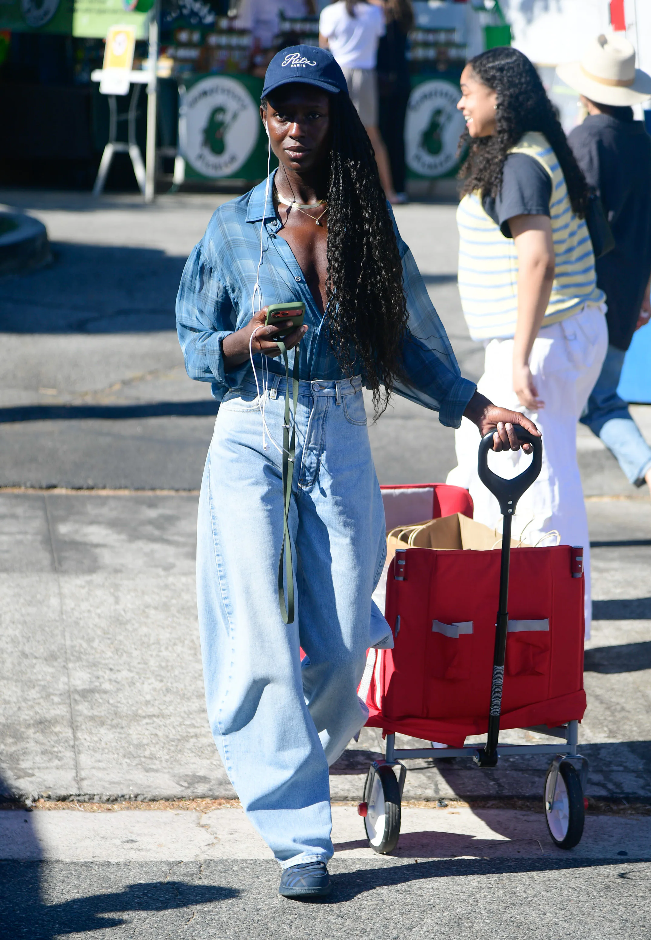 LOS ANGELES, CA - AUGUST 23: Jodie Turner-Smith is seen on August 23, 2026 in Los Angeles, Californi...