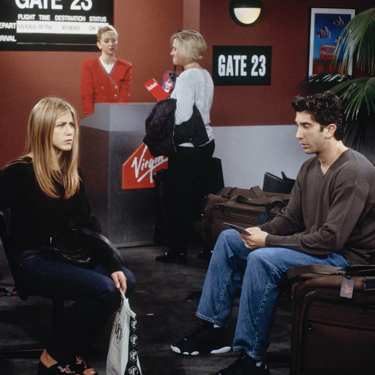 FRIENDS -- "The One After Ross Says Rachel" Episode 1 -- Pictured: (l-r) Jennifer Aniston as Rachel ...
