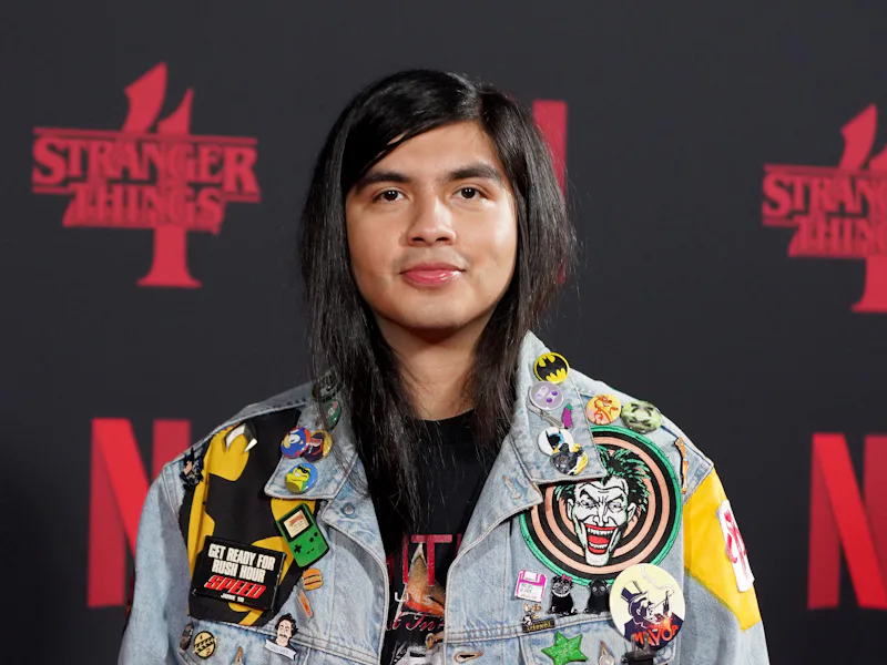LOS ANGELES, CALIFORNIA - NOVEMBER 13: Eduardo Franco attends Netflix's "Stranger Things" SAG event ...