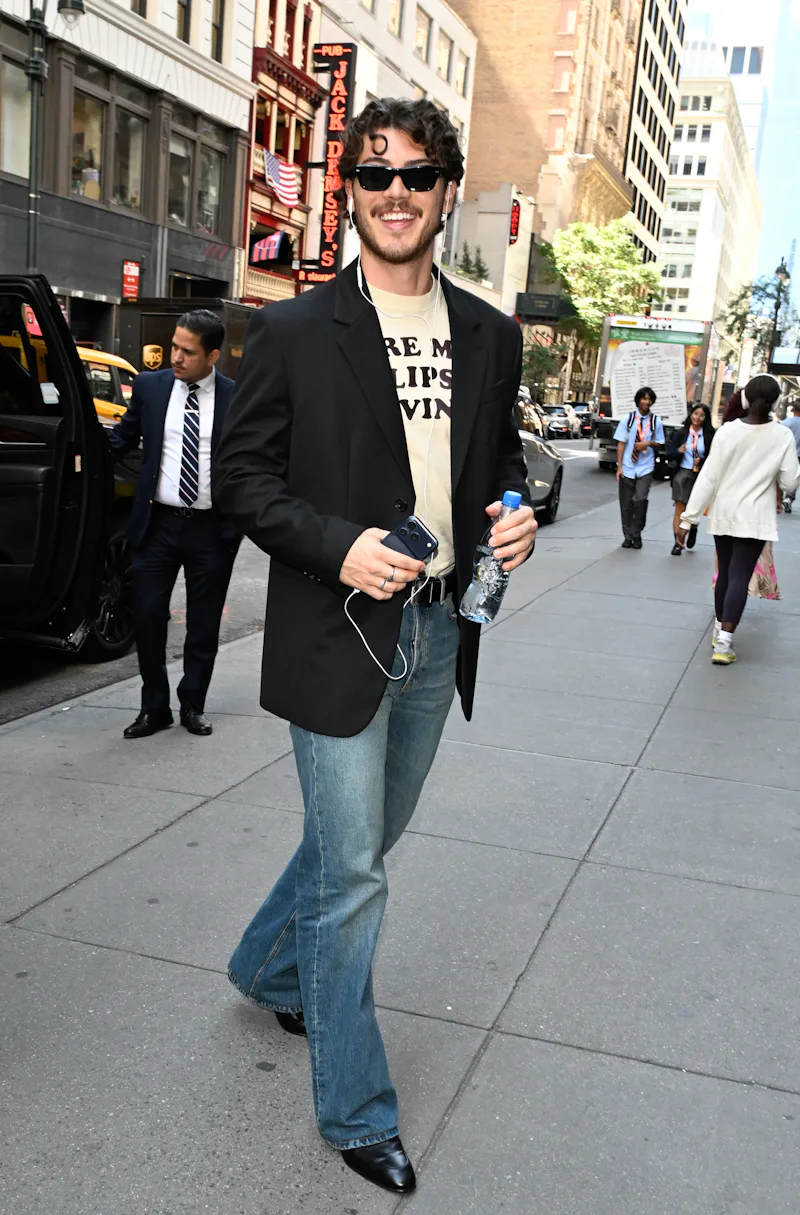 NEW YORK, NEW YORK - AUGUST 26: Jack Innanen is seen on August 26, 2026 in New York City. (Photo by ...