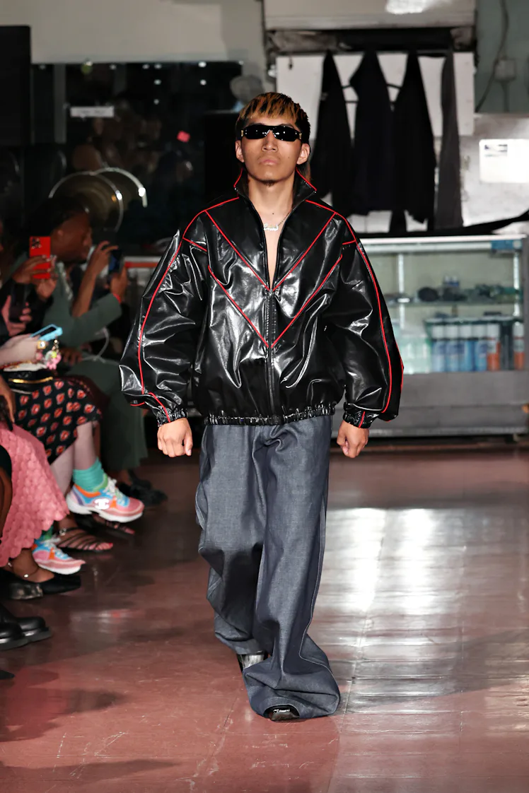 NEW YORK, NEW YORK - SEPTEMBER 08: A model walks the runway for Willy Chavarria during NYFW: The Sho...